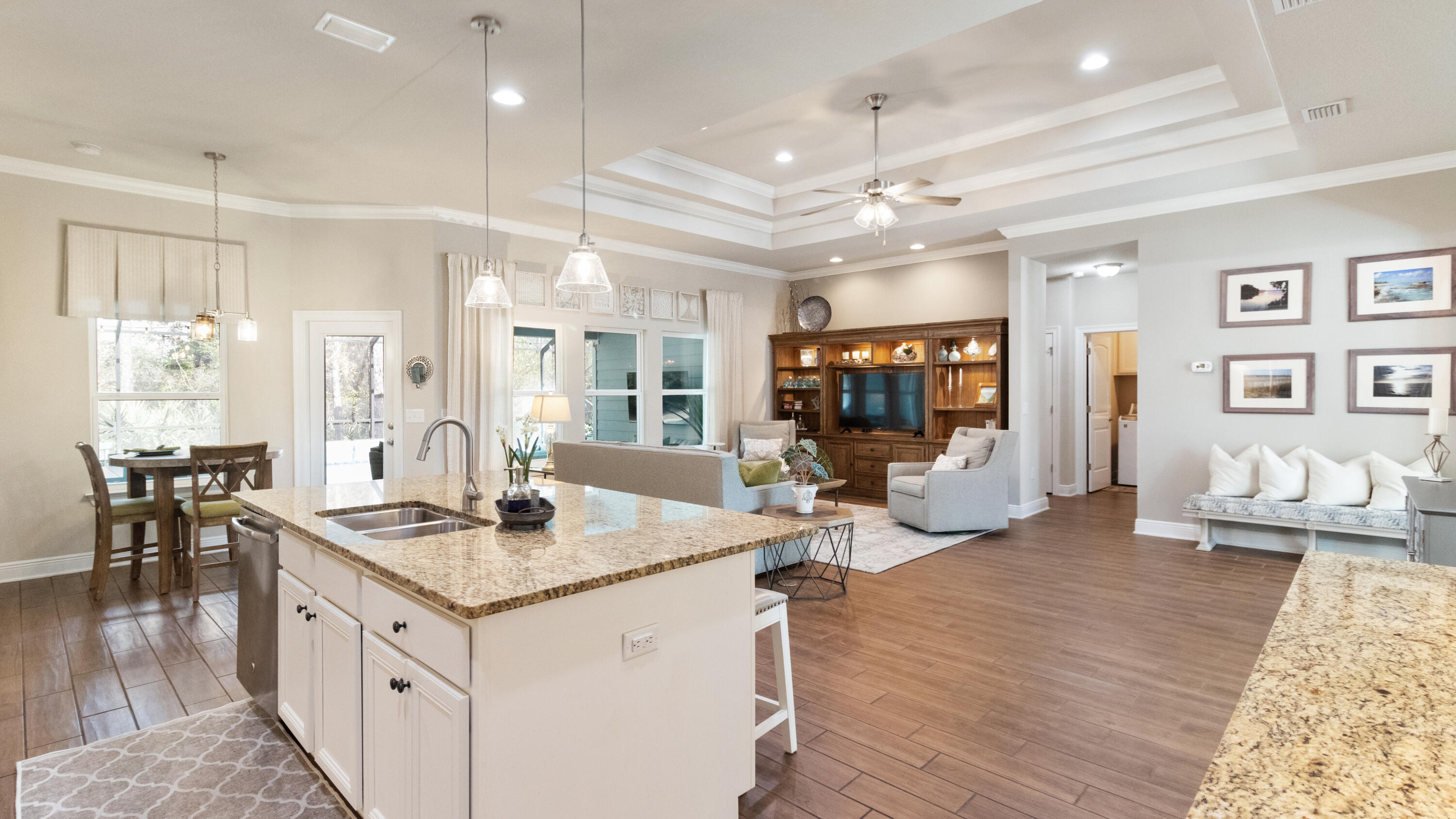 46 Bayou Manor Road Santa Rosa Beach, FL 32459 - Photo 10 of 46 Living and Kitchen
