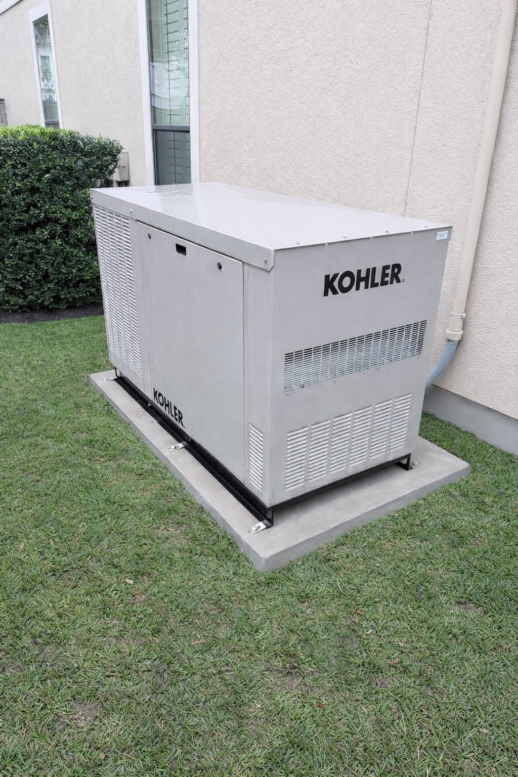 802 Anderson Street Bellaire, TX 77401 - Photo 30 of 36 You will never be without power with this hard plumbed Kohler 38kw liquid cooled generator. You will stay cool or warm and your neighbors will thank you for the quietness of this generator. Purrs like a kitten...