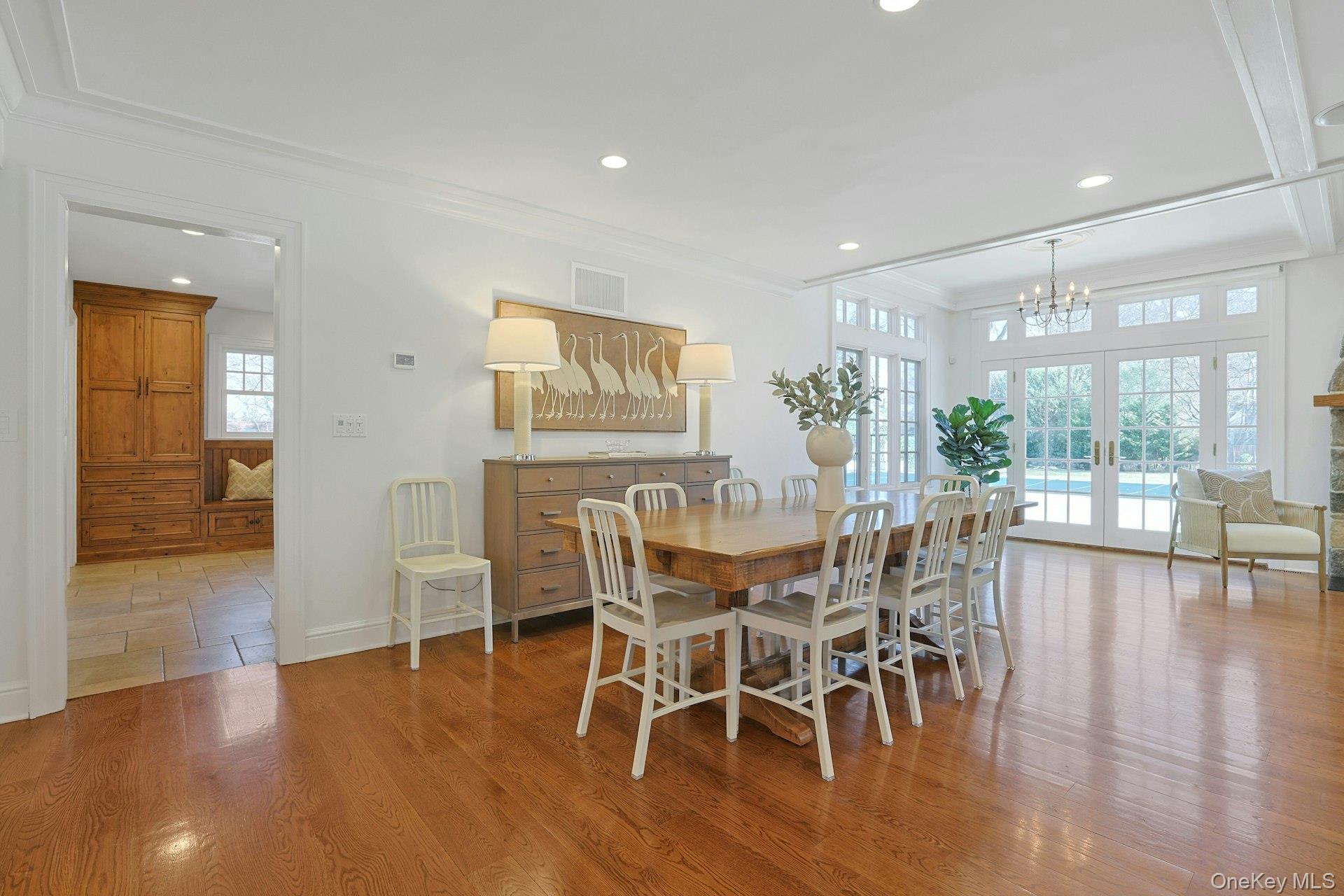 369 Evandale Road Scarsdale, NY 10583 - Photo 15 of 49 Closer view of the dining area with an opening to the mudroom.