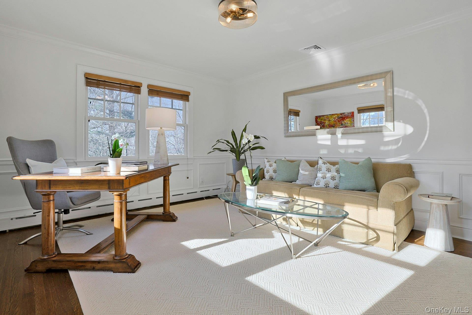 369 Evandale Road Scarsdale, NY 10583 - Photo 18 of 49 First level home office offers a bright, spacious workspace, perfect for working from home or quiet study.