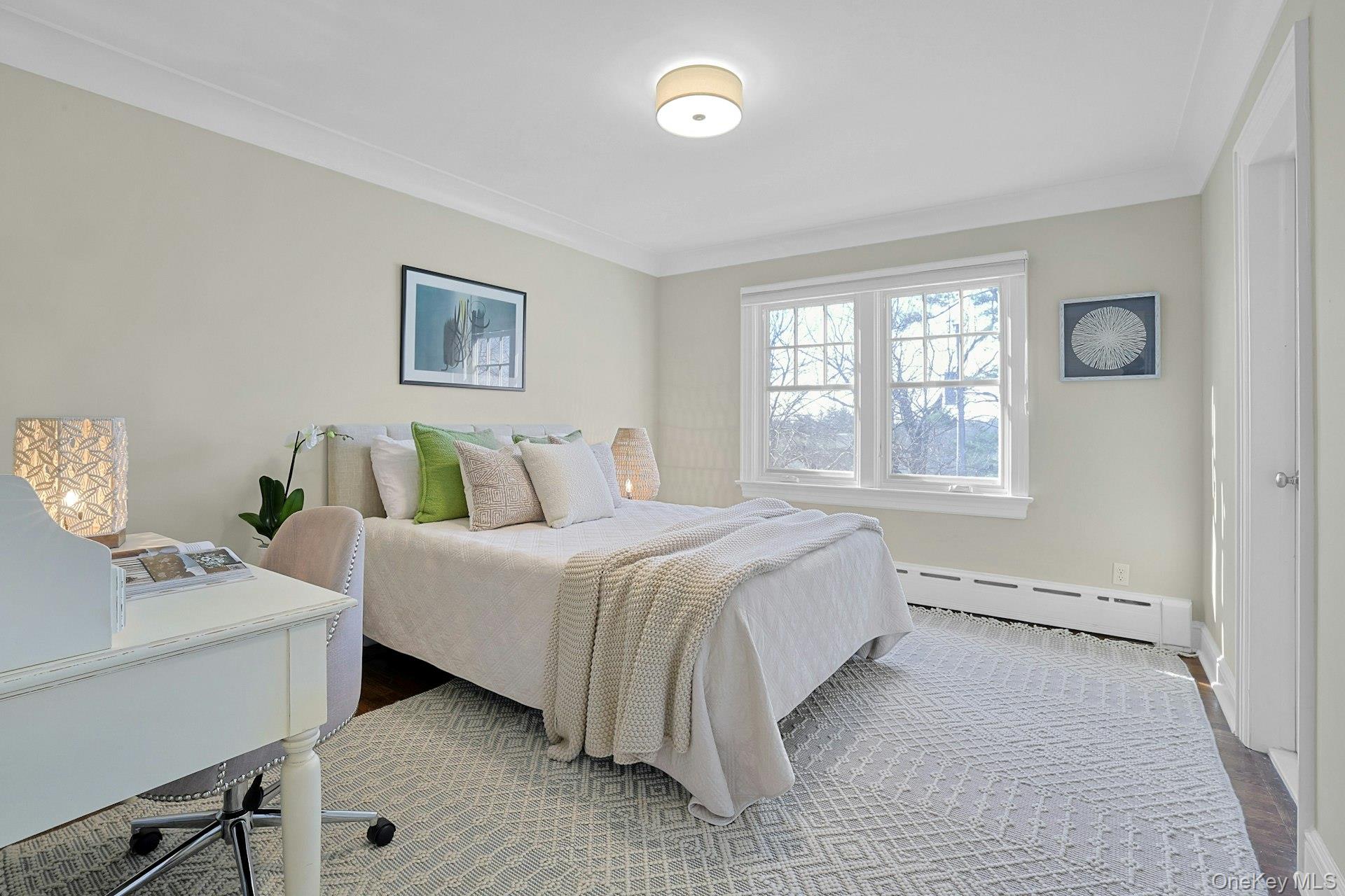 369 Evandale Road Scarsdale, NY 10583 - Photo 30 of 49 Third bedroom of generous space and natural light, sharing the jack-and-jill bathroom.