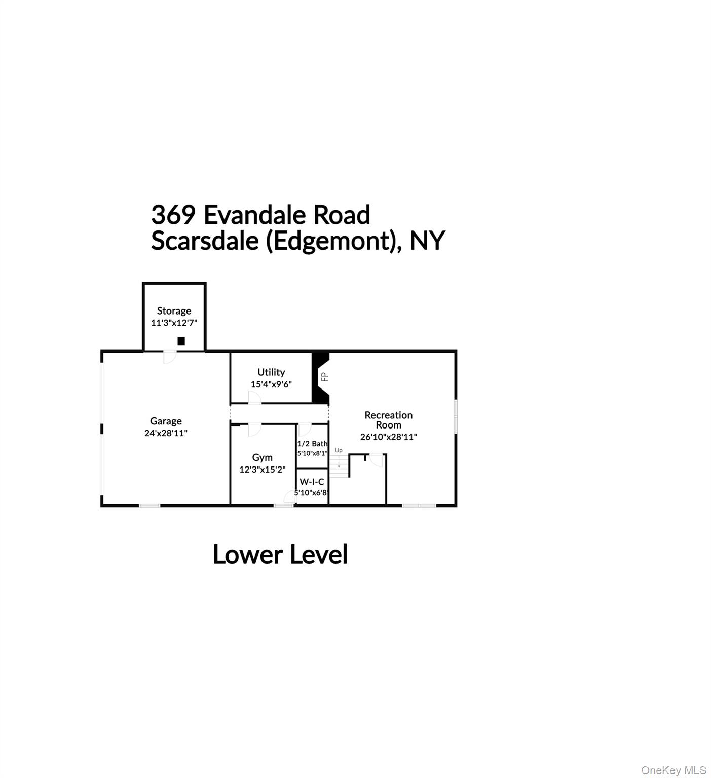 369 Evandale Road Scarsdale, NY 10583 - Photo 49 of 49 Lower level floor plan.