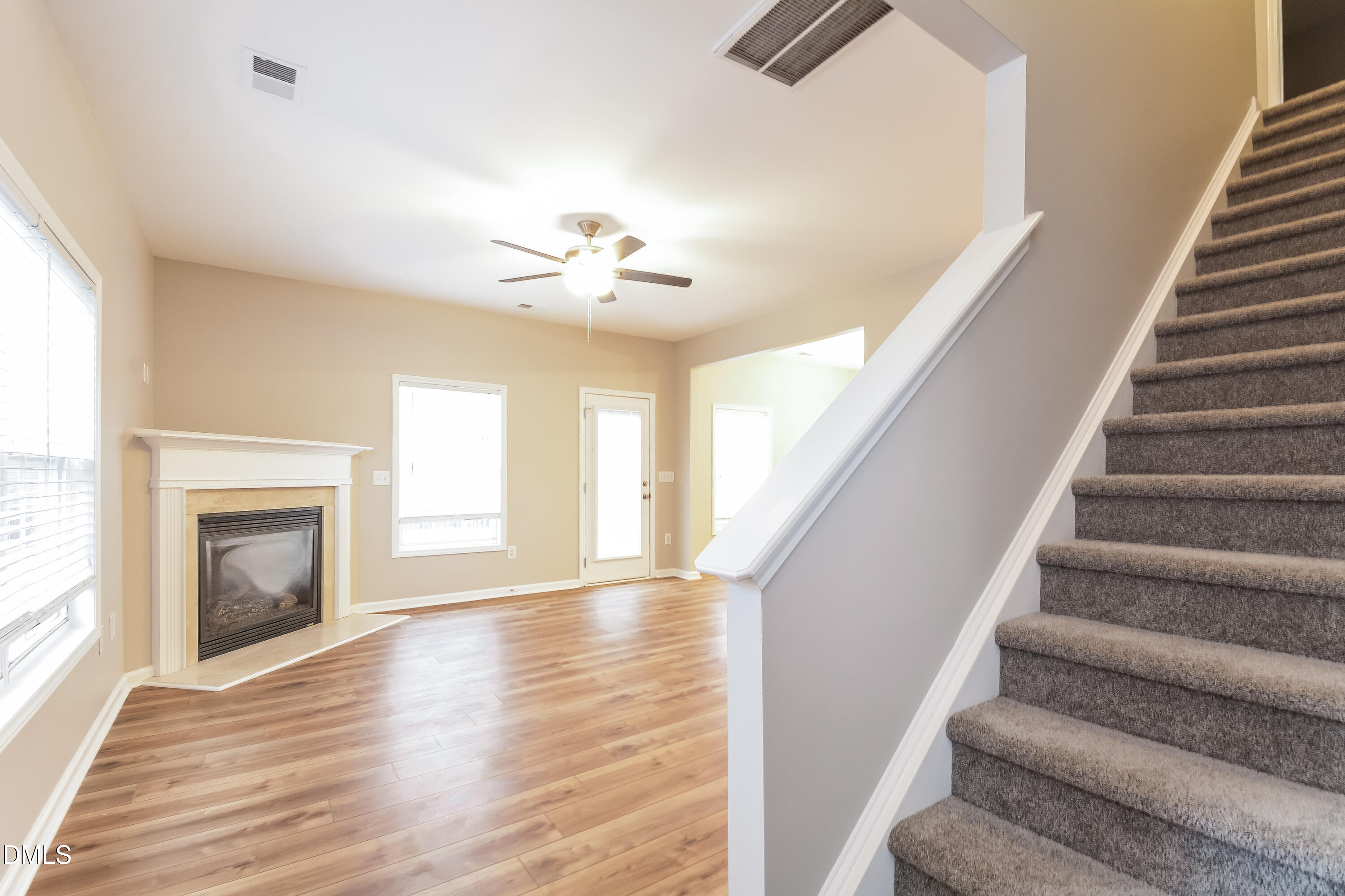 1413 Cozart Street Durham, NC 27704 - Photo 2 of 17 a view of entryway and hall with wooden floor