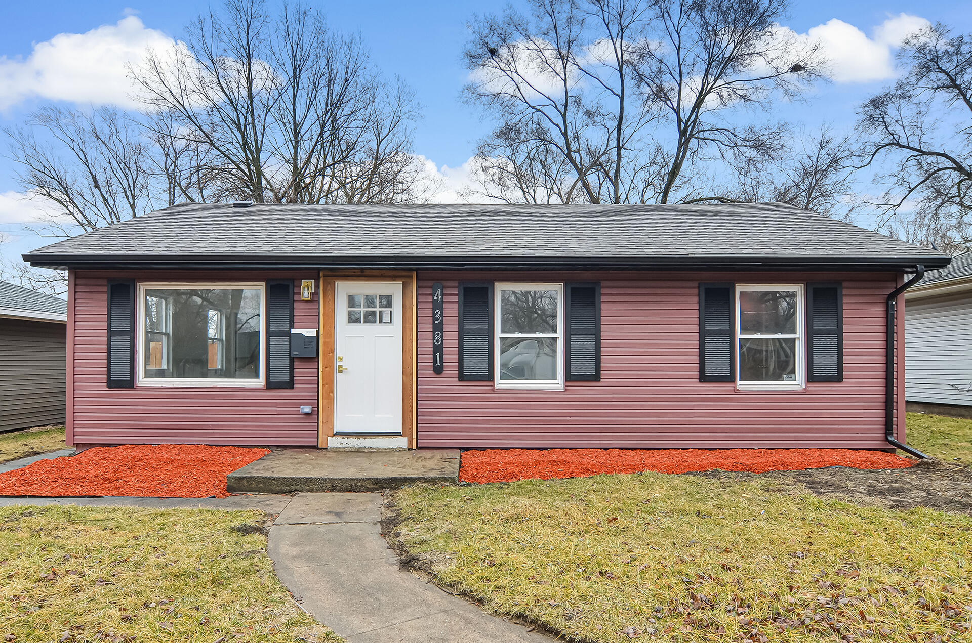 4381 Lincoln Street Gary, IN 46408 - Photo 1 of 24 a view of a brick house with large windows