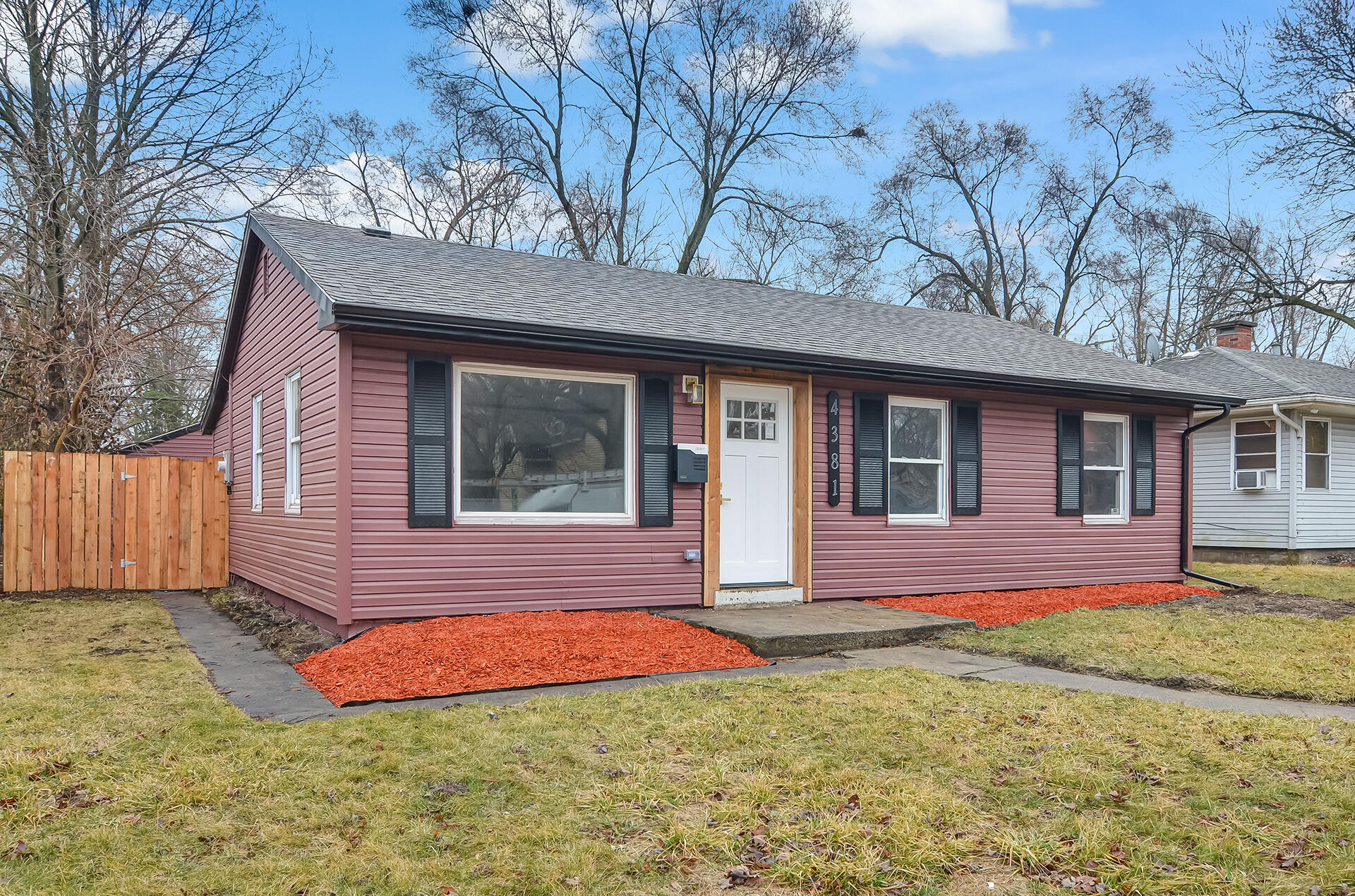 4381 Lincoln Street Gary, IN 46408 - Photo 23 of 24 a backyard of house with seating space