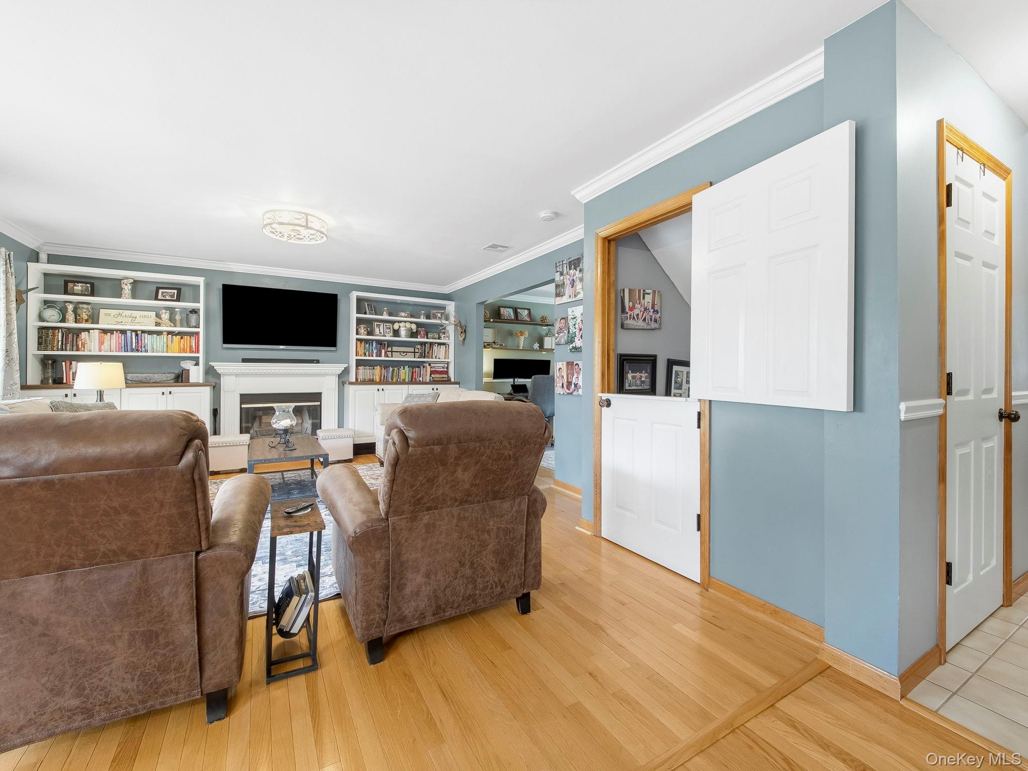 90 Reilly Road LaGrangeville, NY 12540 - Photo 46 of 50 a living room with furniture and a flat screen tv