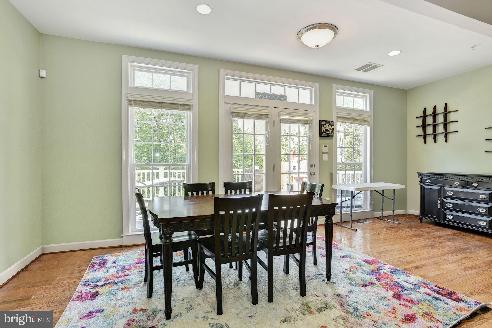 1593 Rutland Way Hanover, MD 21076 - Photo 10 of 36 Breakfast Room | Access to Deck