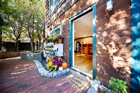 a view of a room with front door