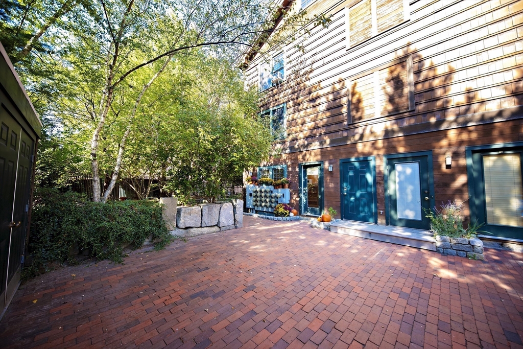 411 Norfolk Street, Unit 1F Somerville, MA 02143 - Photo 14 of 16 a view of a street with a building and trees