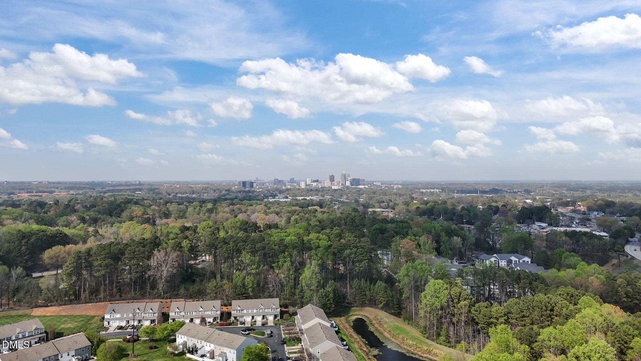 401 Stone Flower Lane Raleigh, NC 27603 - Photo 27 of 28 an aerial view of a city