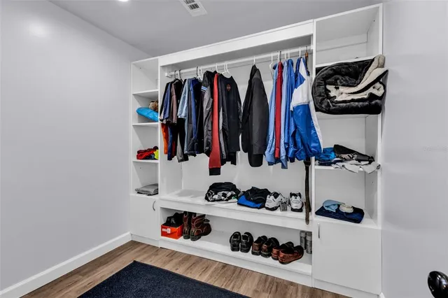 a view of an outdoor space and deck