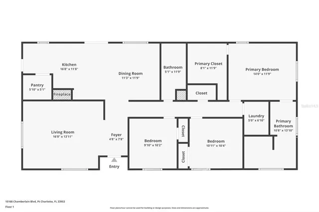 $323,550 | 15168 Chamberlain Boulevard, Port Charlotte, FL 33953