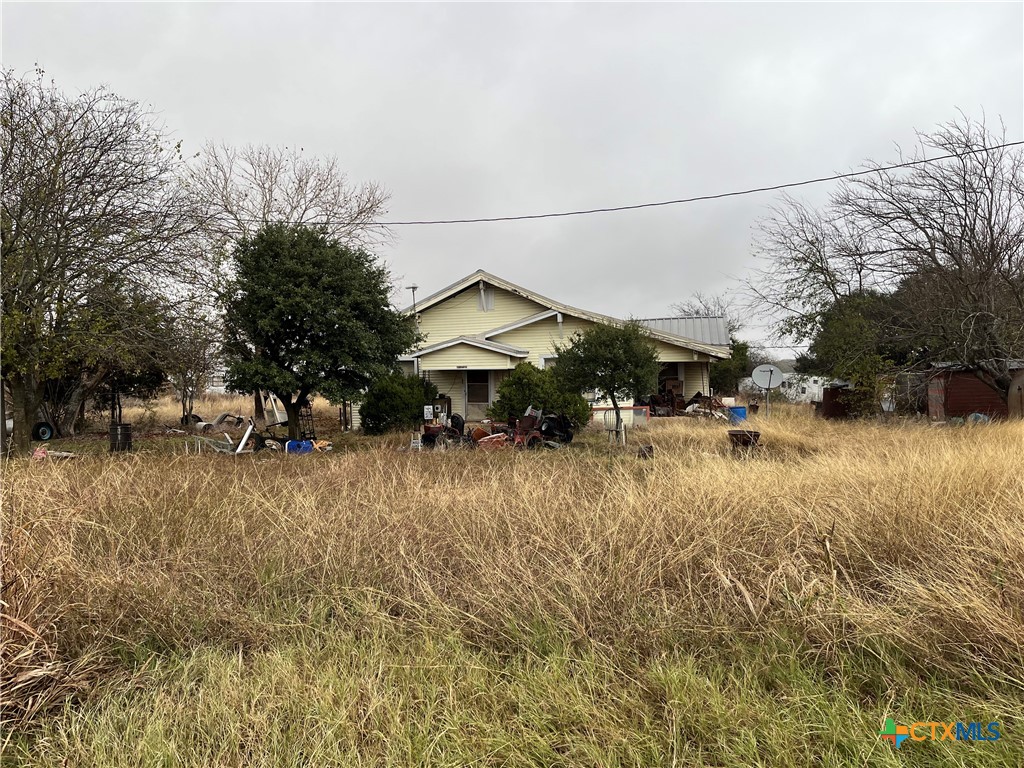 a view of a street with houses