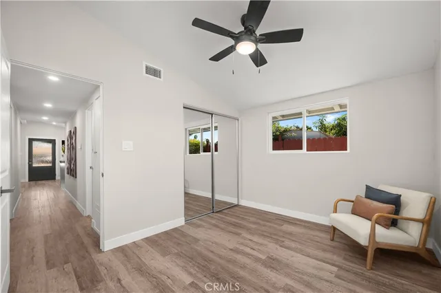 a view of a backyard with trampoline