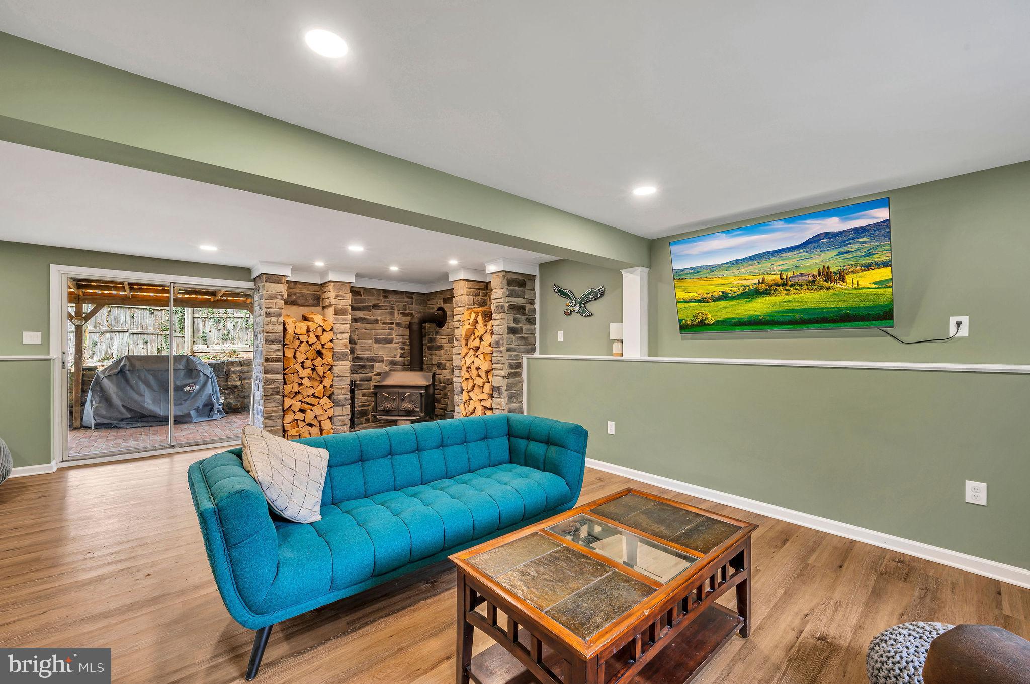 2707 Broder Street Southwest Allentown, PA 18103 - Photo 25 of 32 a living room with furniture and a wooden floor
