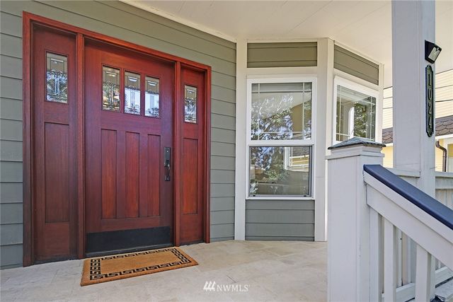 a view of a entryway door of the house