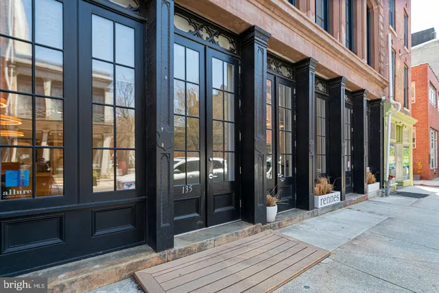 a view of a brick building with a window