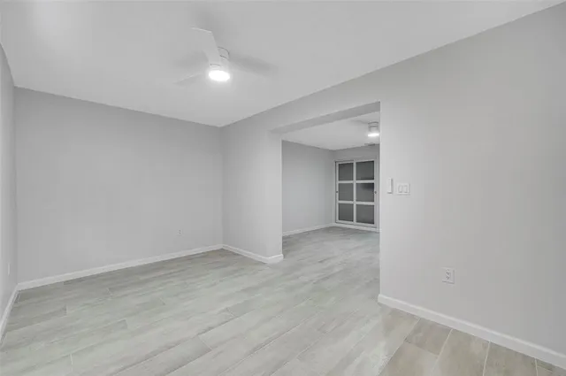 wooden floor in a room