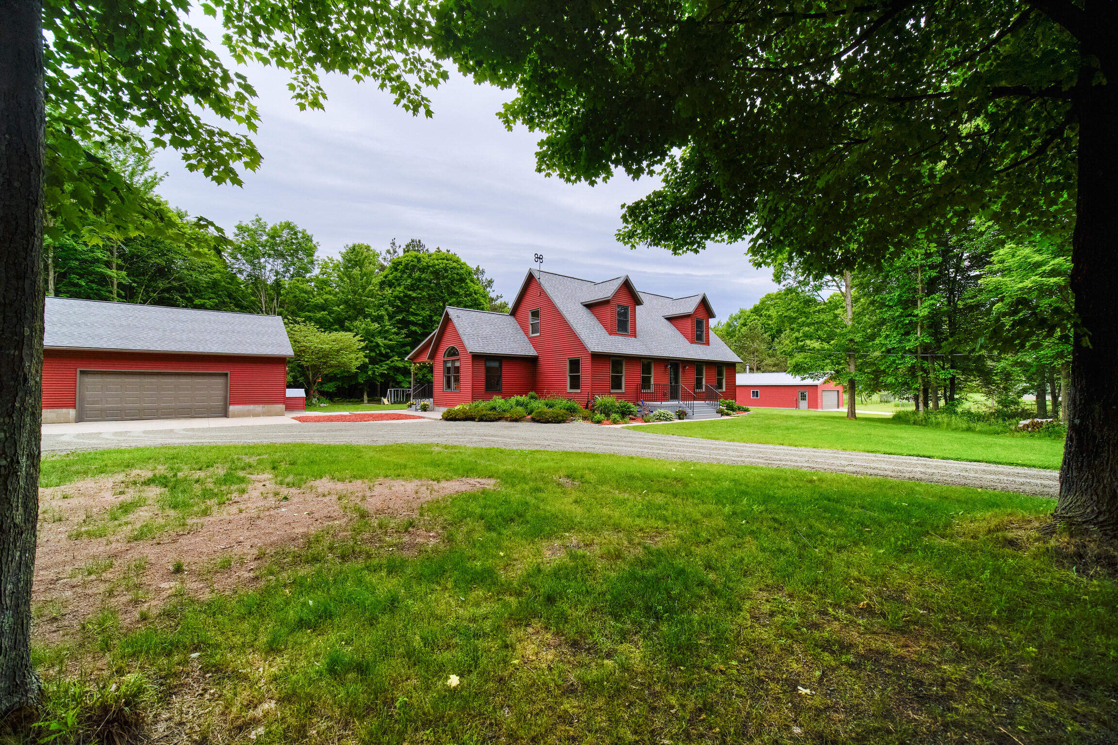 7529 North Quarterline Road Free Soil, MI 49411 - Photo 62 of 69 View from Road