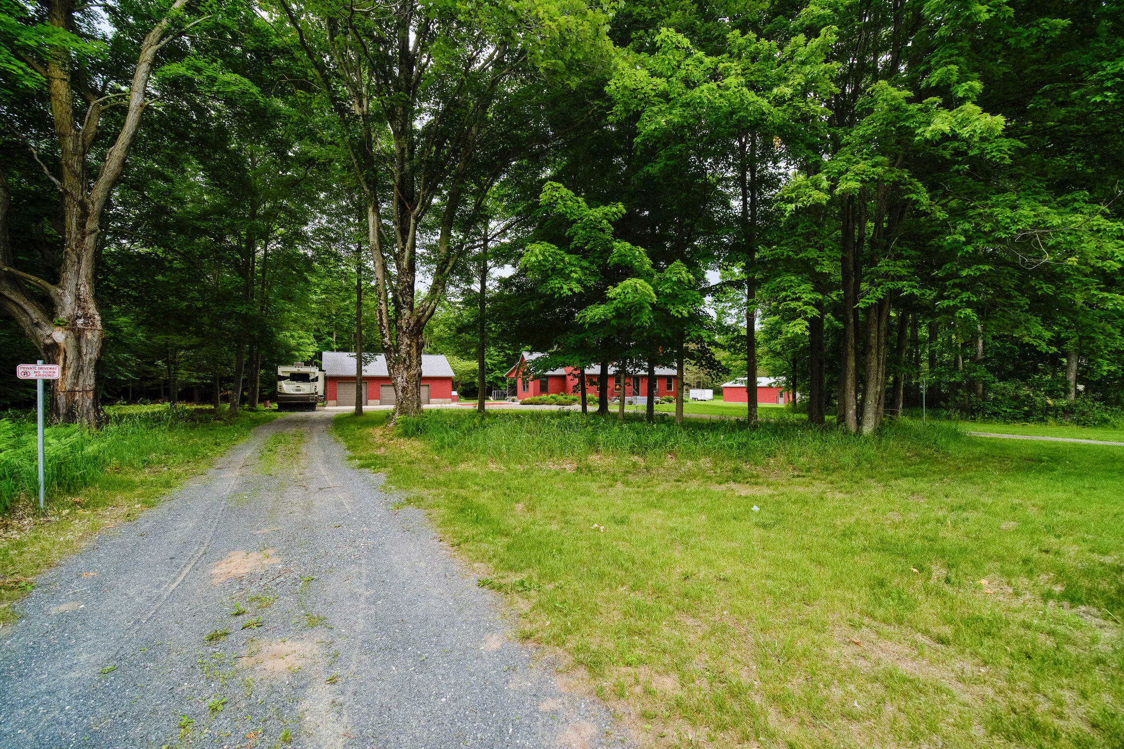 7529 North Quarterline Road Free Soil, MI 49411 - Photo 64 of 69 Circular driveway