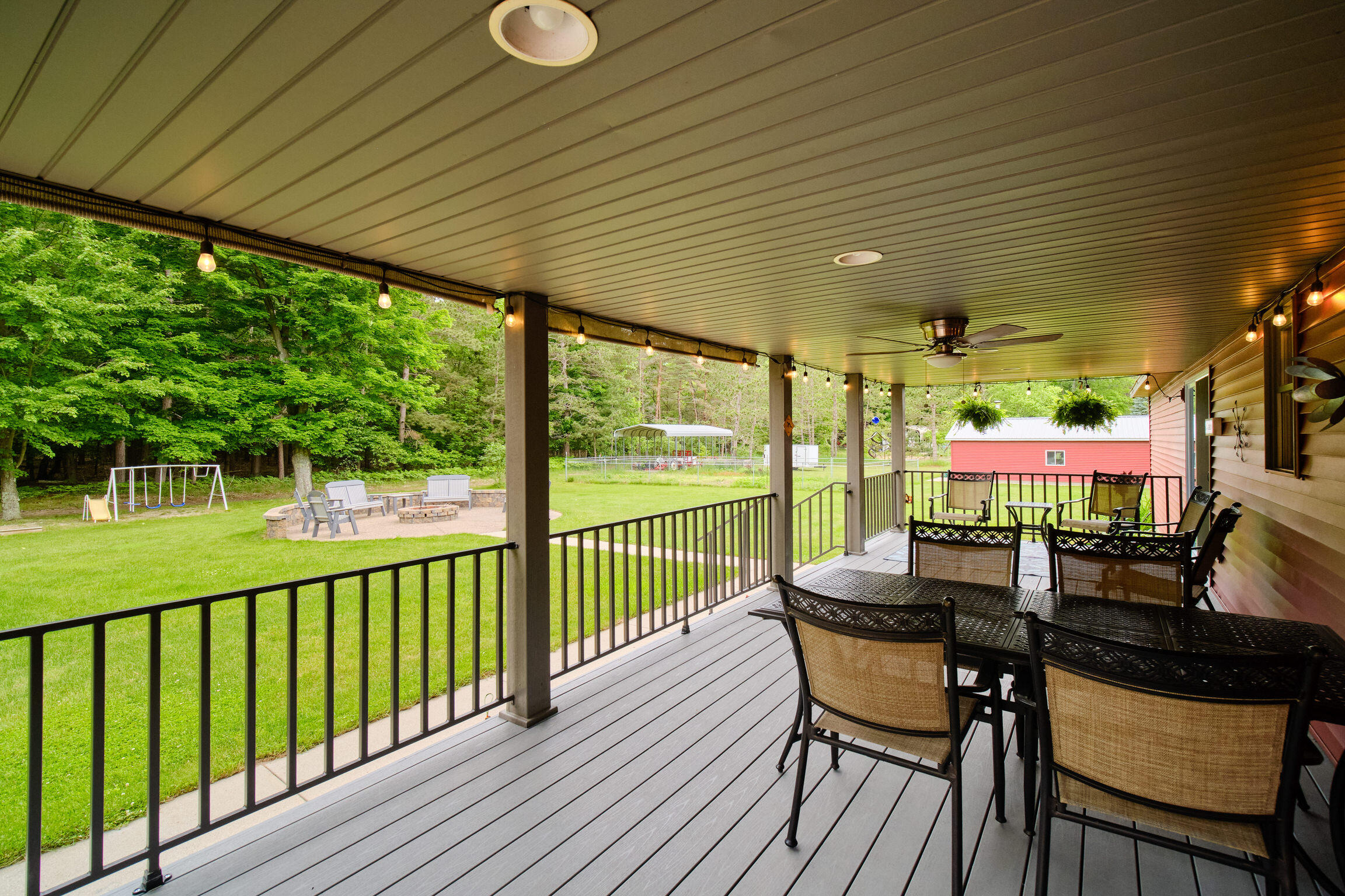 7529 North Quarterline Road Free Soil, MI 49411 - Photo 9 of 69 Back Deck