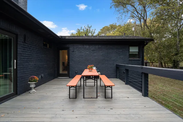 front view of a house with a street