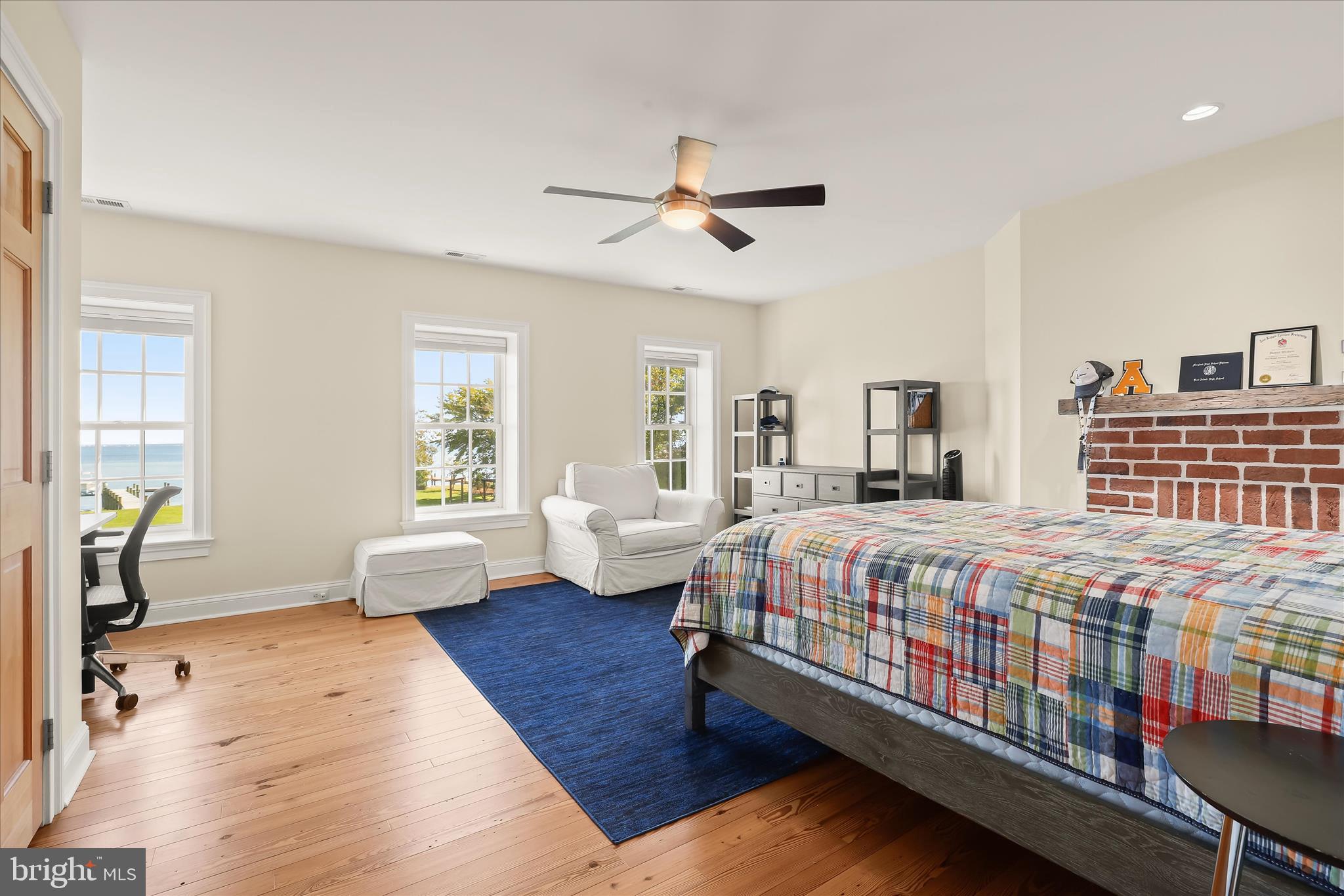 122 Queen Anne Road Stevensville, MD 21666 - Photo 62 of 100 Bedroom 3 with Waterside Views