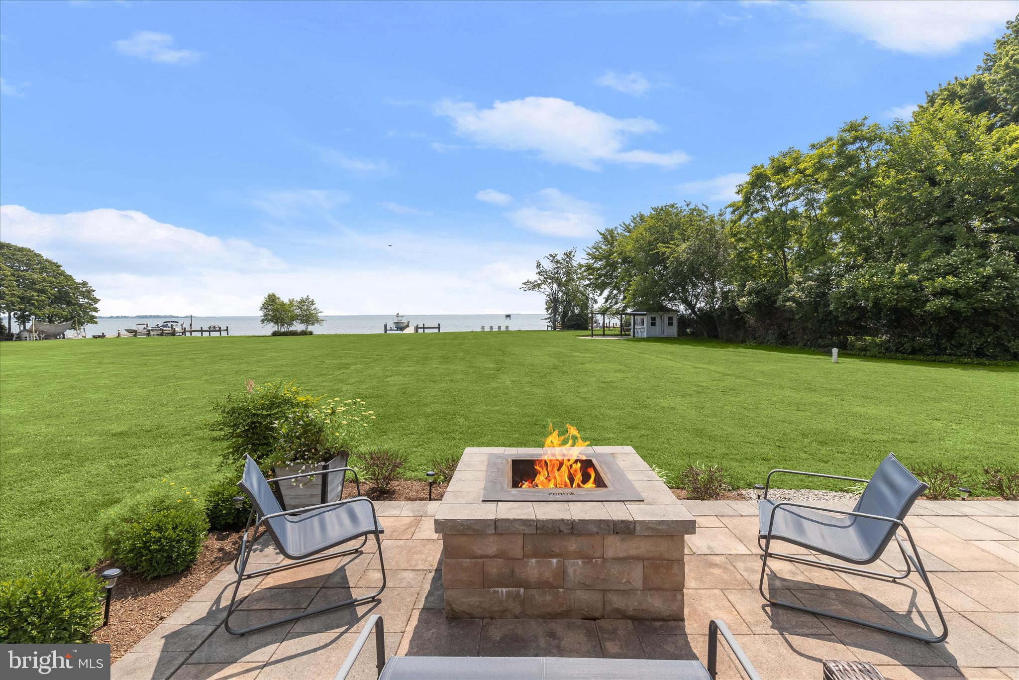 122 Queen Anne Road Stevensville, MD 21666 - Photo 77 of 100 Wood Burning Fire Pit