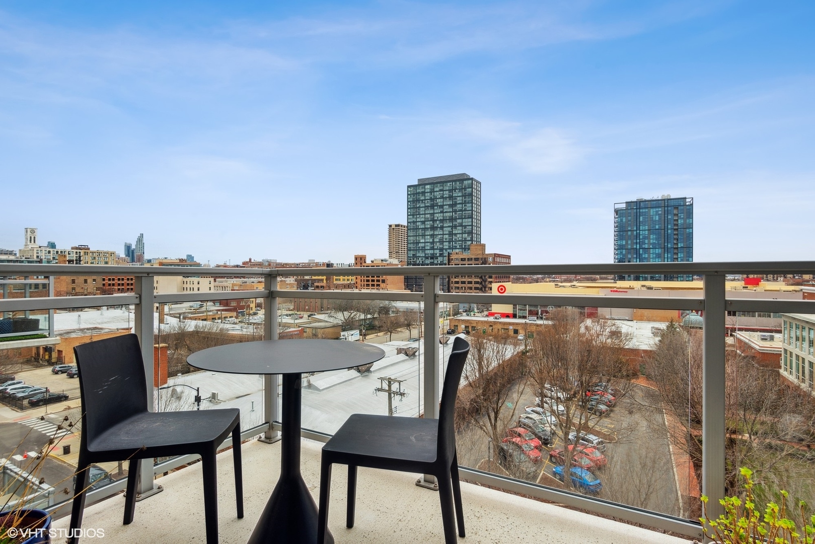 1116 West Adams Street, Unit PHW Chicago, IL 60607 - Photo 18 of 18 a view of a chairs and table on the terrace