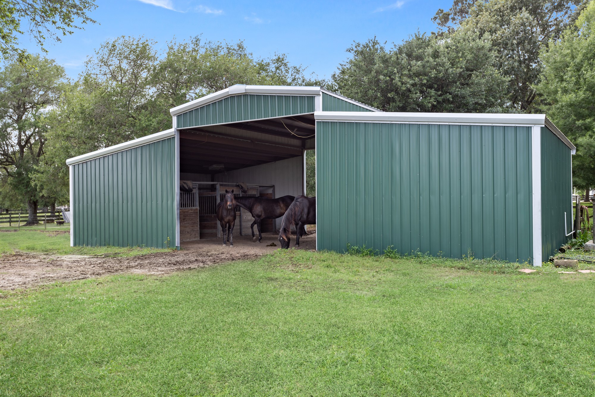 1747 Farm To Market Road 365 Nome, TX 77629 - Photo 4 of 24 a view of a backyard with a cabin