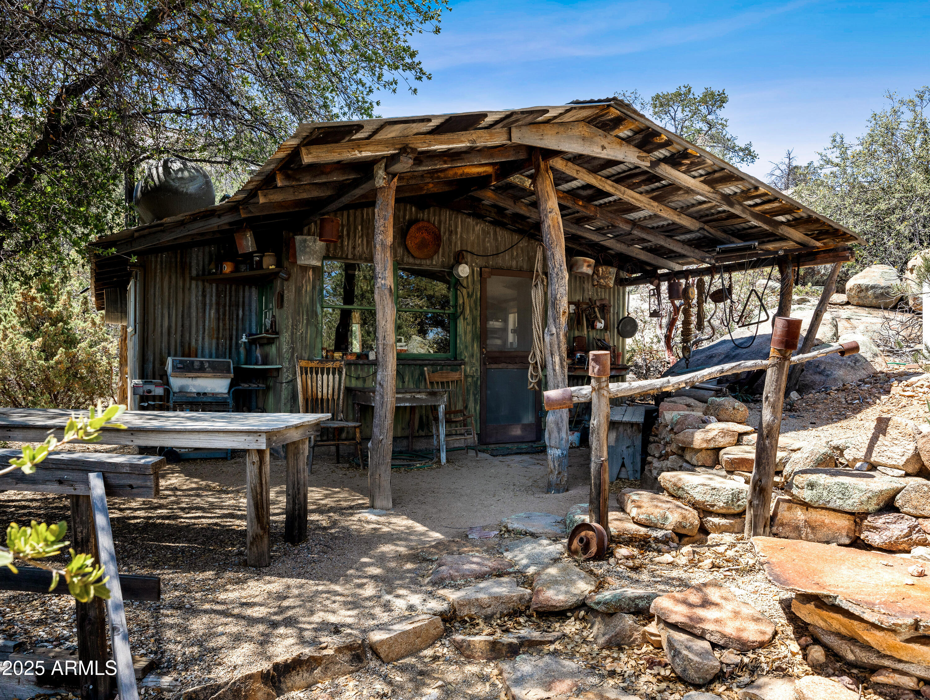 a view of a lounge chairs in the patio
