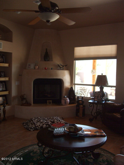377 South Prospectors Road Apache Junction, AZ 85119 - Photo 29 of 43 BEE HIVE GAS FIREPLACE
