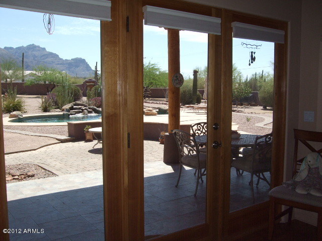 377 South Prospectors Road Apache Junction, AZ 85119 - Photo 41 of 43 EXIT FROM MASTER SUITE TO BACK PATIO