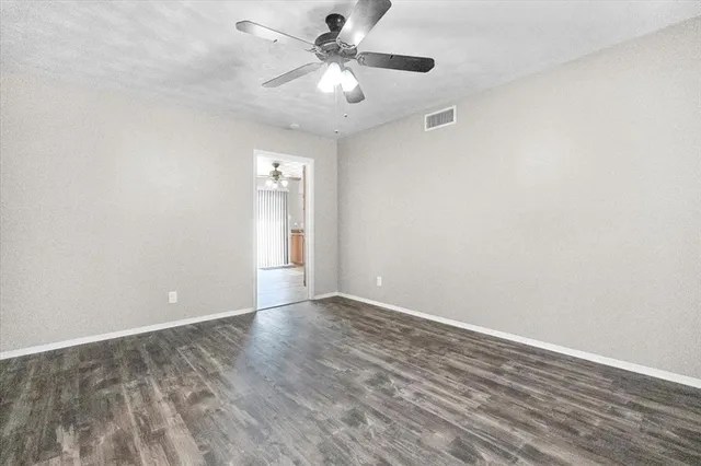 wooden floor in an empty room