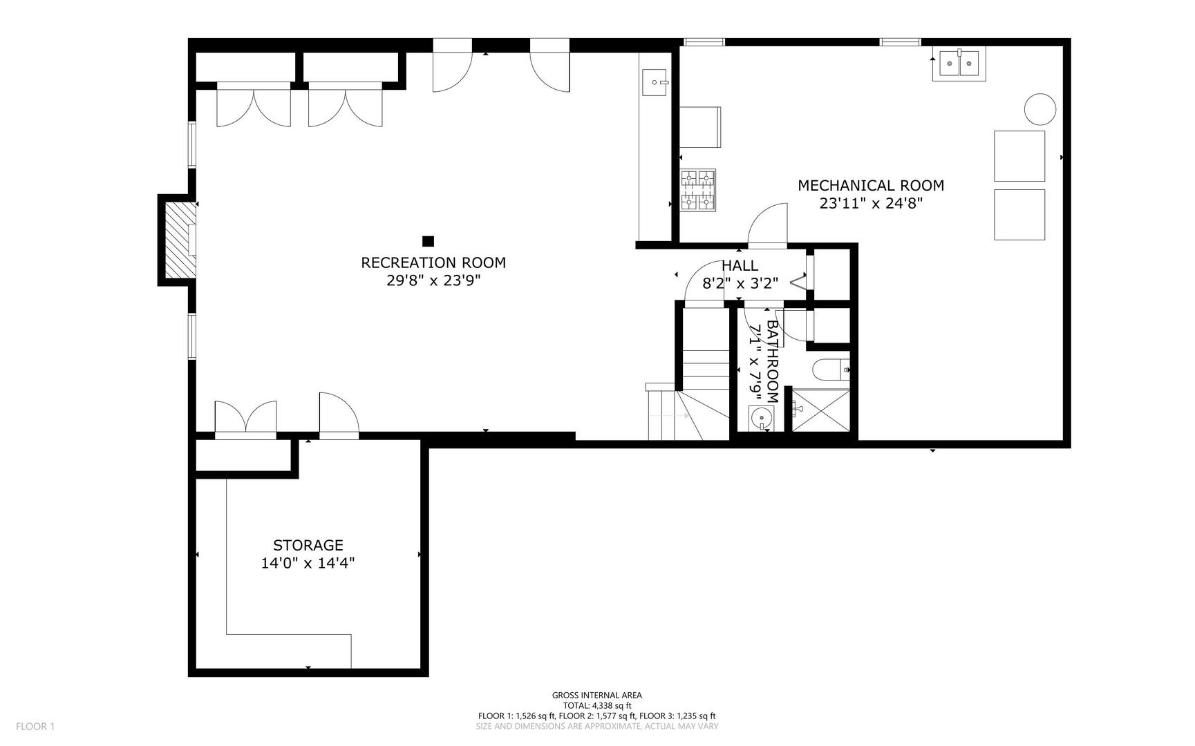 309 Hambletonian Drive Oak Brook, IL 60523 - Photo 38 of 39 a picture of a bench in a white building