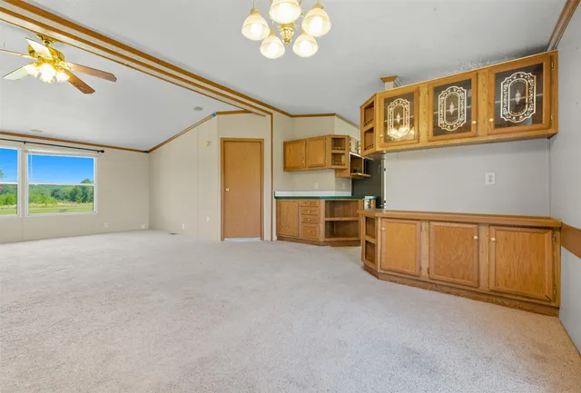 a view of an empty room