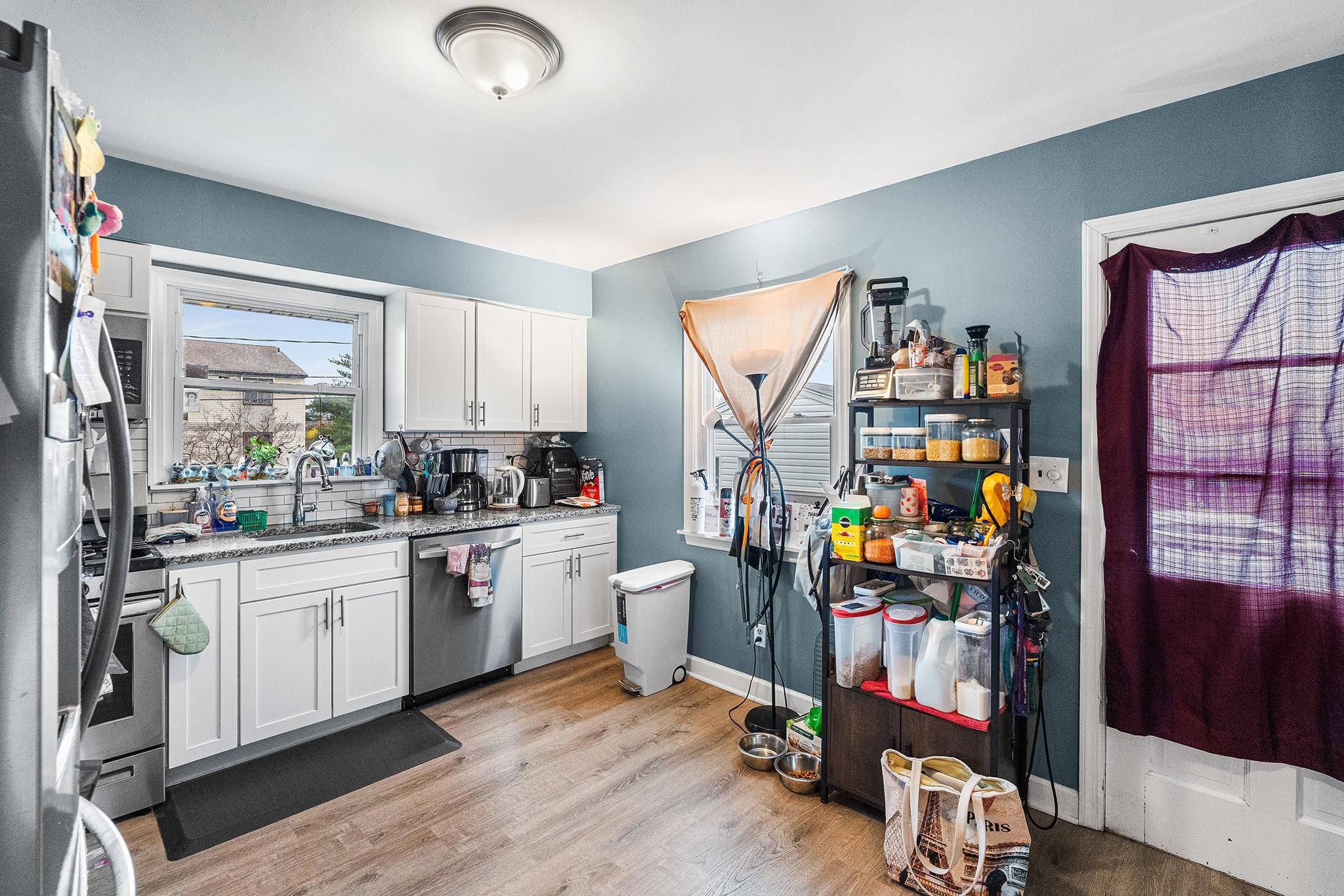 6 Mutillod Lane Secaucus, NJ 07094 - Photo 11 of 41 a kitchen view of counter top space and wooden floor