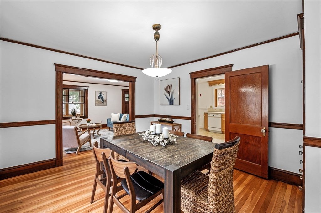 33 Intervale Avenue Saugus, MA 01906 - Photo 12 of 40 a view of a dining room with furniture window and wooden floor