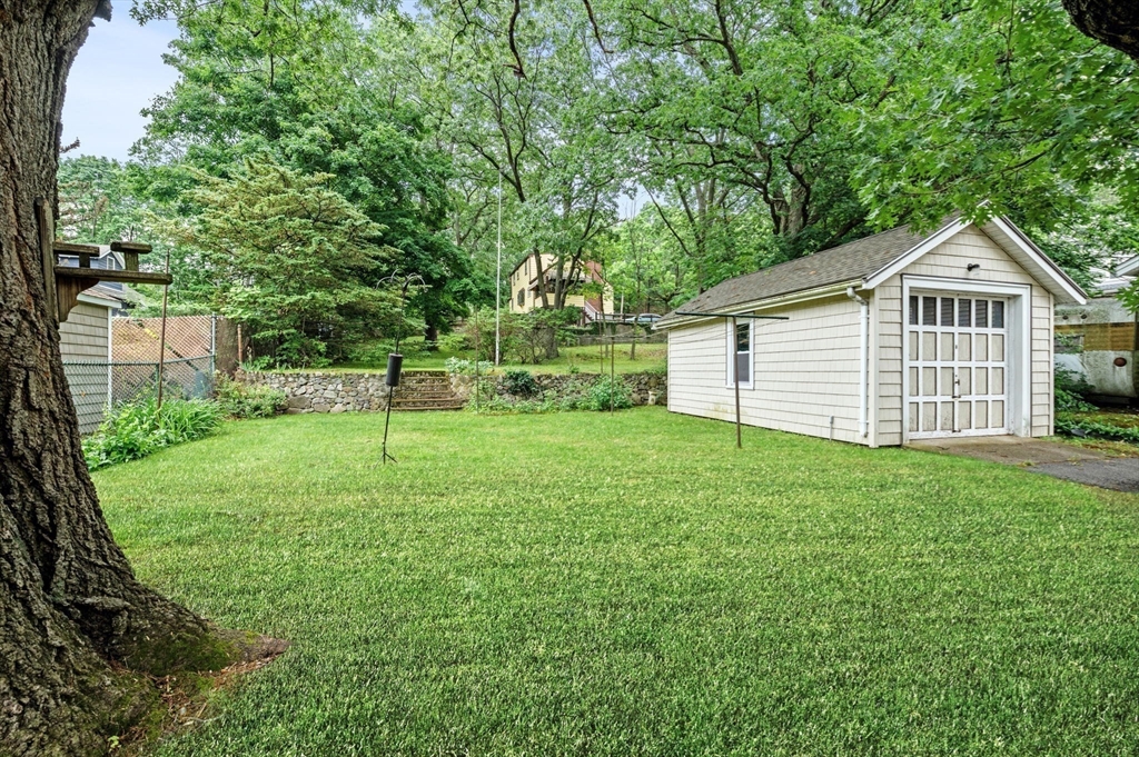 33 Intervale Avenue Saugus, MA 01906 - Photo 28 of 40 a view of a backyard with a garden