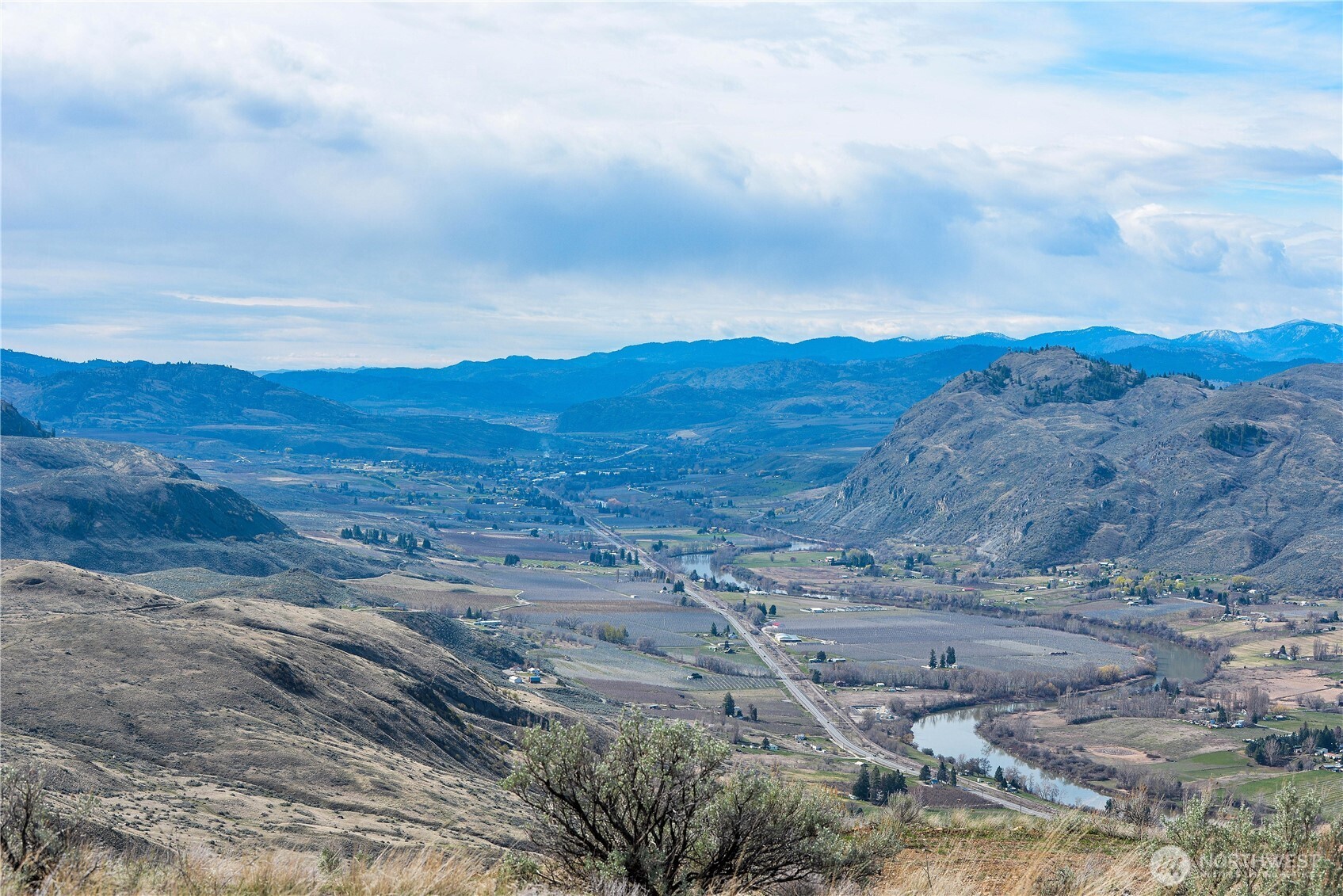 a view of mountains and mountain