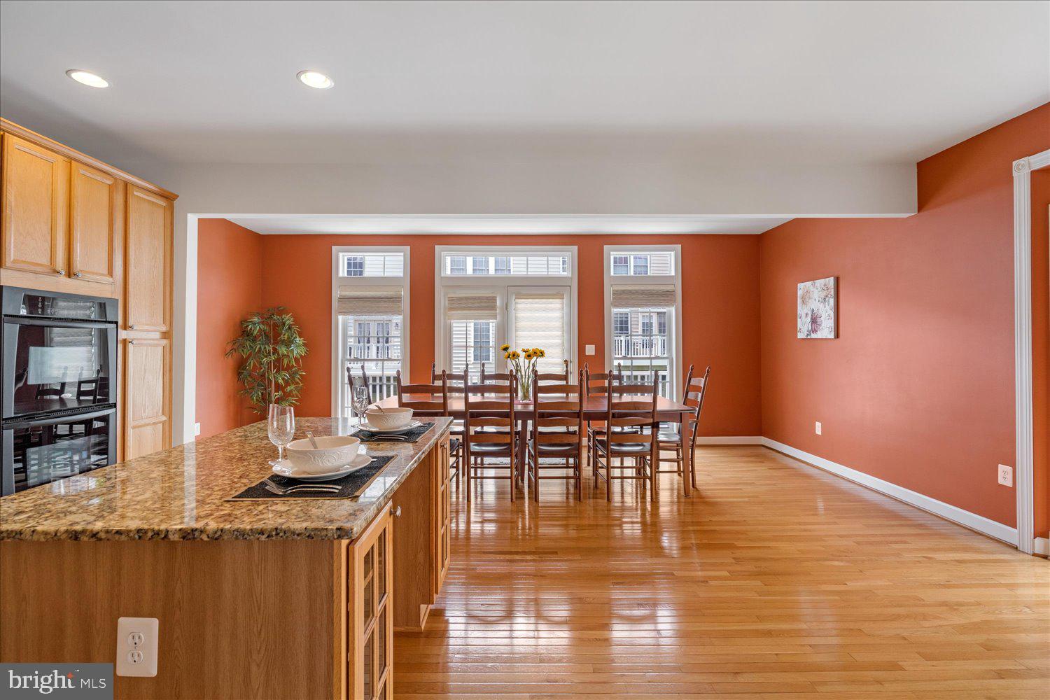1510 Rutland Way Hanover, MD 21076 - Photo 44 of 48 Open floor plan kitchen and eating area bump out