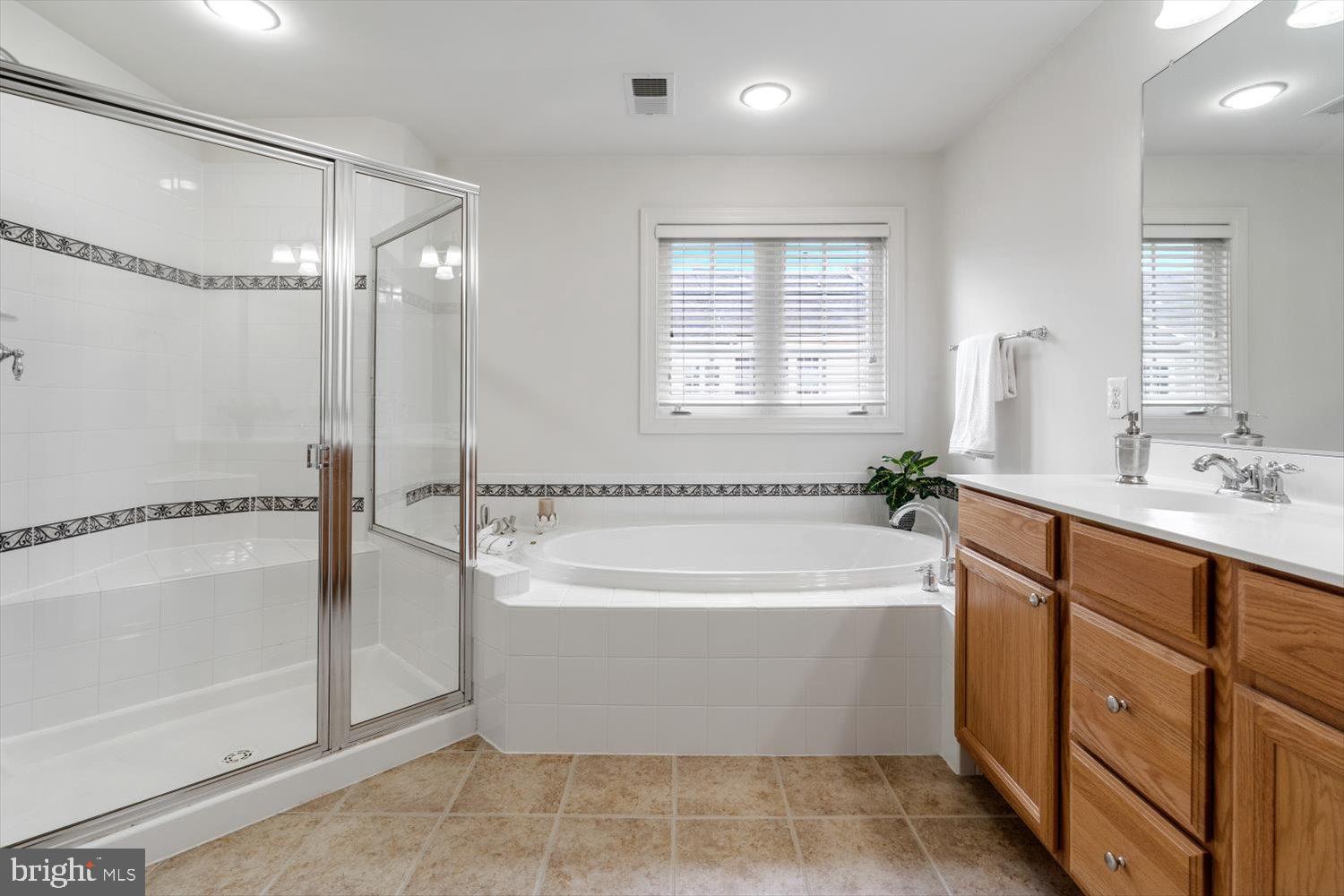 1510 Rutland Way Hanover, MD 21076 - Photo 24 of 48 Master bath with large shower and separate tub.