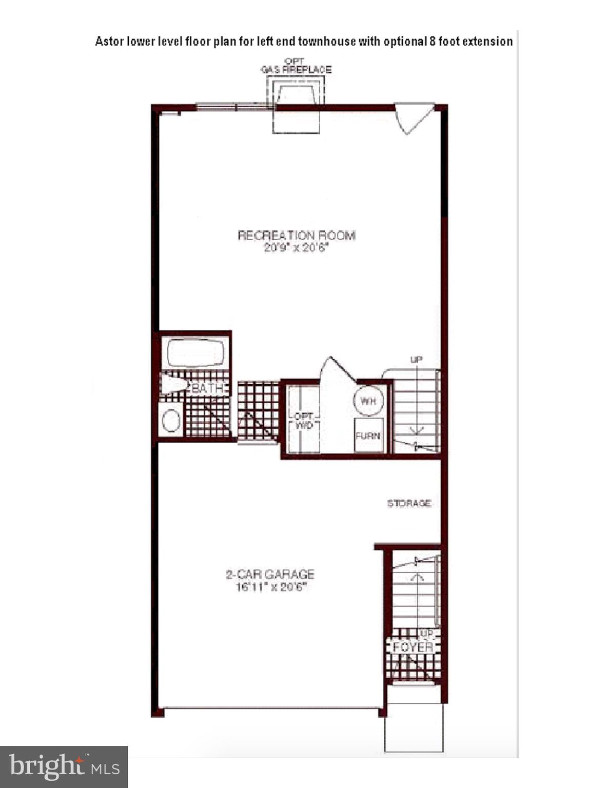 1510 Rutland Way Hanover, MD 21076 - Photo 47 of 48 Lower level floor plan