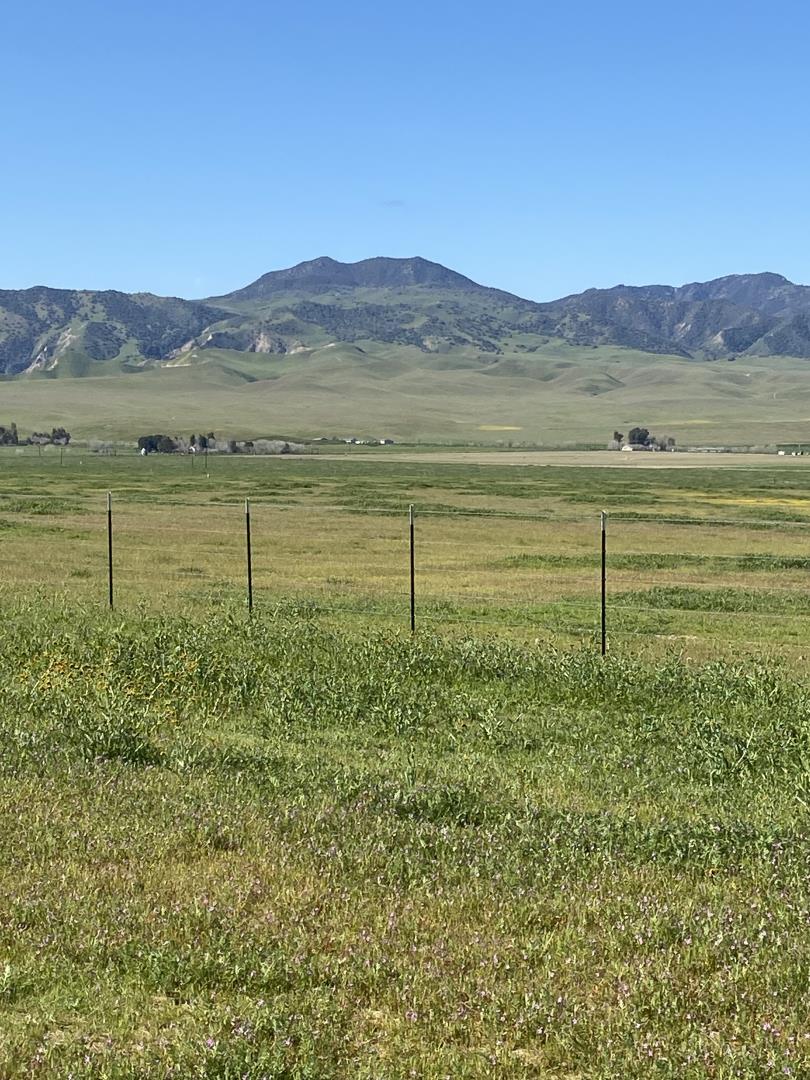 a view of an outdoor space and mountain view