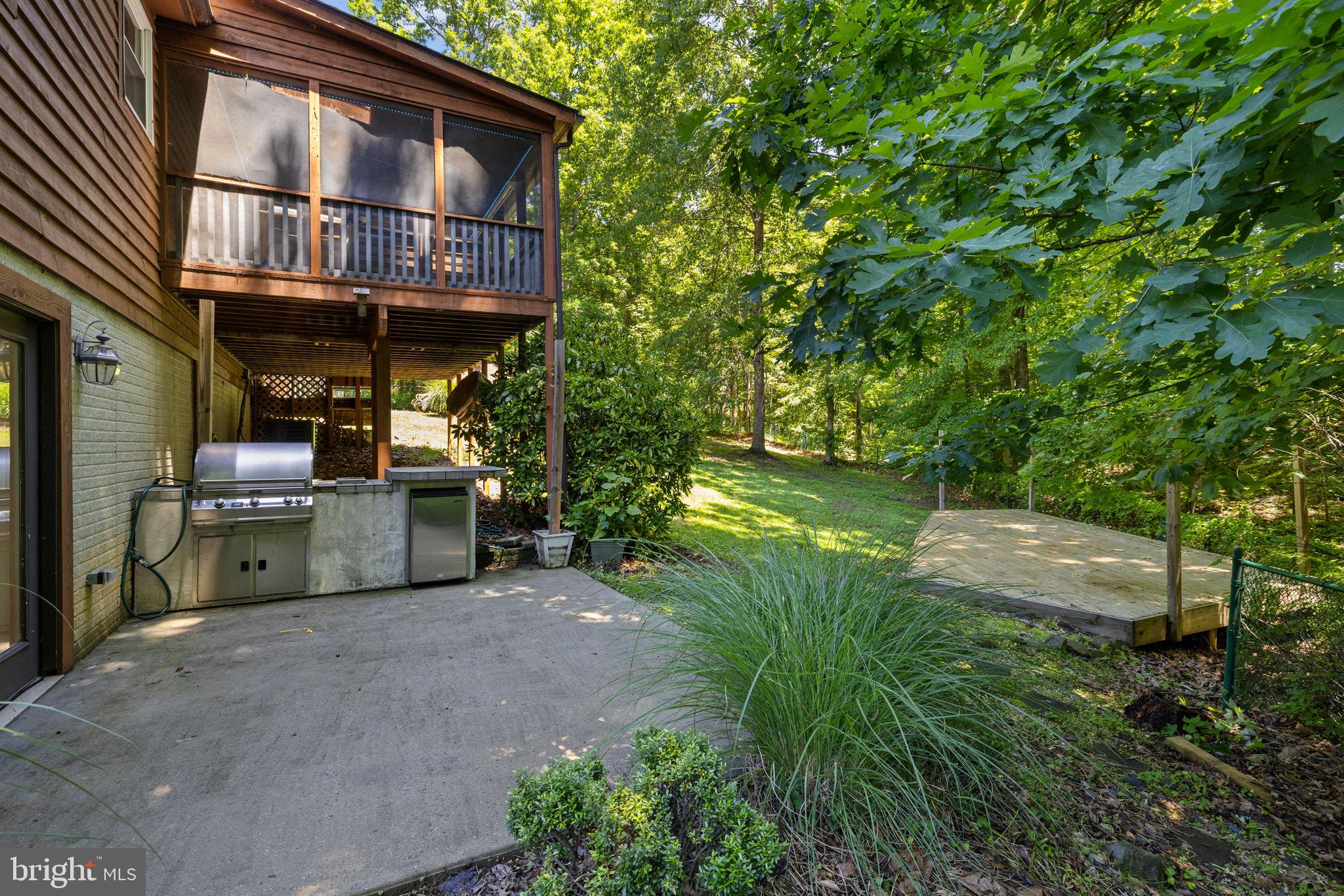 247 Bootons Lane Orange, VA 22960 - Photo 35 of 47 Lower patio area with outdoor cooking potential