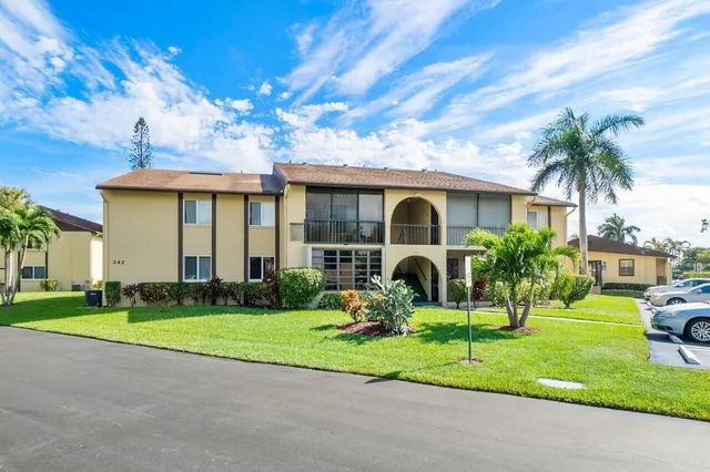 a front view of a house with entertaining space
