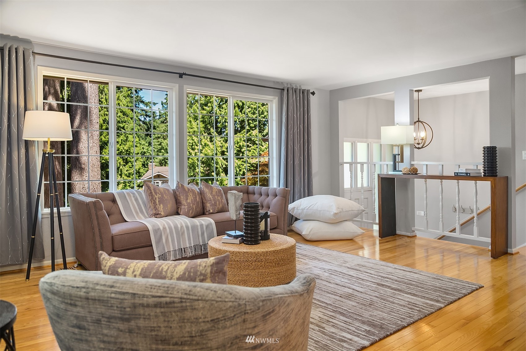 3310 199th Place Southeast Bothell, WA 98012 - Photo 6 of 30 a living room with furniture and a large window