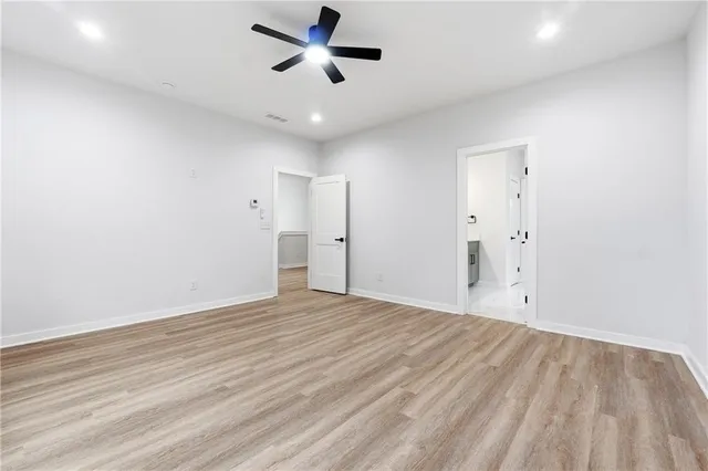 wooden floor in an empty room