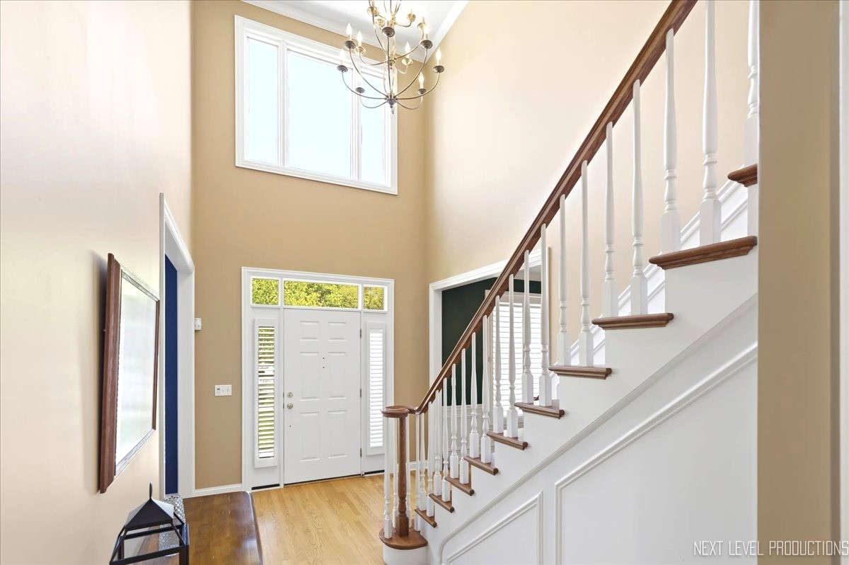 1914 North Ridge Avenue Arlington Heights, IL 60004 - Photo 5 of 50 a view of entryway with wooden floor and stairs