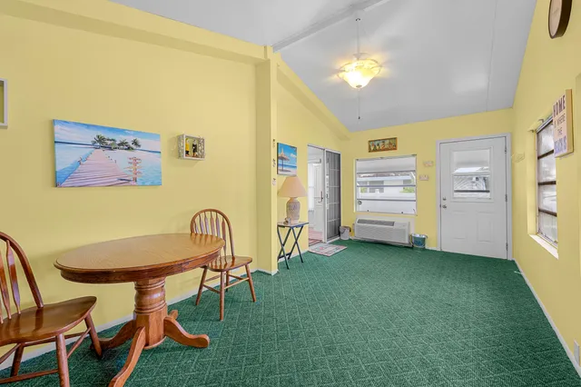 a room with furniture and a window